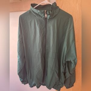 Russell Athletic Green Windbreaker